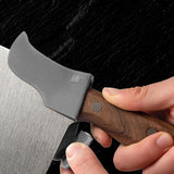 Maxbell Finger Protector Multifunctional Sturdy Knife Handle Cover for Food Chopping grey