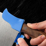 Maxbell Finger Protector Multifunctional Sturdy Knife Handle Cover for Food Chopping blue