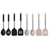 Maxbell 4Pcs Cooking Utensils Mixing Easy to Clean Spoons Stirring Nonstick Cookware Black