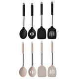 Maxbell 4Pcs Cooking Utensils Mixing Easy to Clean Spoons Stirring Nonstick Cookware Black