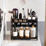 Maxbell Bathroom Organizer Countertop Iron Makeup Storage Rack for Kitchen Offices Bathroom
