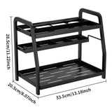 Maxbell Bathroom Organizer Countertop Iron Makeup Storage Rack for Kitchen Offices Bathroom