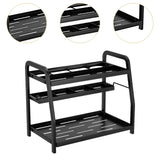 Maxbell Bathroom Organizer Countertop Iron Makeup Storage Rack for Kitchen Offices Bathroom