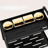 Maxbell Bathroom Organizer Countertop Iron Makeup Storage Rack for Kitchen Offices Bathroom