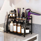 Maxbell Bathroom Organizer Countertop Iron Makeup Storage Rack for Kitchen Offices Bathroom