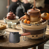 Maxbell Cast Iron Teapot 600 ml with Tea Filter Tea Kettle for Hotel Restaurant Home