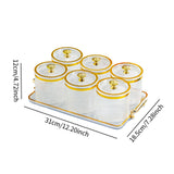 Maxbell Dry Fruit Tray with Lid with Tray Wedding Nuts Plate for Wedding Party Candy clear