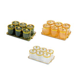 Maxbell Dry Fruit Tray with Lid with Tray Wedding Nuts Plate for Wedding Party Candy clear