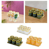 Maxbell Dry Fruit Tray with Lid with Tray Wedding Nuts Plate for Wedding Party Candy clear