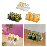 Maxbell Dry Fruit Tray with Lid with Tray Wedding Nuts Plate for Wedding Party Candy clear