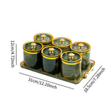 Maxbell Dry Fruit Tray with Lid with Tray Wedding Nuts Plate for Wedding Party Candy green
