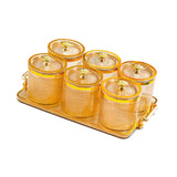 Maxbell Dry Fruit Tray with Lid with Tray Wedding Nuts Plate for Wedding Party Candy brown