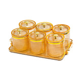 Maxbell Dry Fruit Tray with Lid with Tray Wedding Nuts Plate for Wedding Party Candy brown