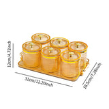 Maxbell Dry Fruit Tray with Lid with Tray Wedding Nuts Plate for Wedding Party Candy brown