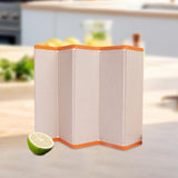 Maxbell Folding Cutting Board Sturdy Chopping Block for Camping Barbecues Vegetables orange