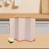 Maxbell Folding Cutting Board Sturdy Chopping Block for Camping Barbecues Vegetables orange