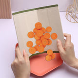 Maxbell Folding Cutting Board Sturdy Chopping Block for Camping Barbecues Vegetables orange