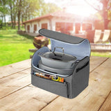 Maxbell Slow Cooker Bag Cutlery Organizer Crocks Pot Travel Bag for Beach Fishing BBQ