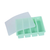 Maxbell Silicone Freezer Tray Large and Long Ice Tray for Leftovers Broth Sauce Green