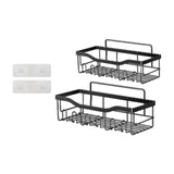 Maxbell Bathroom Storage Shelf Modern Wall Mounted Shower for Kitchen Washbasin Dorm 2 Piece