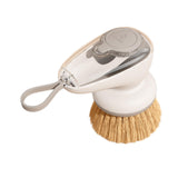 Maxbell Dish Brush with Soap Dispenser Kitchen Brush for Kitchen Dishes Pot Scrubber Gray Brush