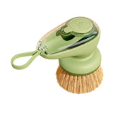 Maxbell Dish Brush with Soap Dispenser Kitchen Brush for Kitchen Dishes Pot Scrubber Green Brush