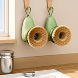 Maxbell Dish Brush with Soap Dispenser Kitchen Brush for Kitchen Dishes Pot Scrubber Green Brush