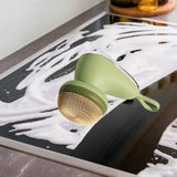 Maxbell Dish Brush with Soap Dispenser Kitchen Brush for Kitchen Dishes Pot Scrubber Green Steel wool