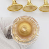 Maxbell 2 Pieces Vintage Wine Cup Portable Mini Communion Cup for Bar Travel Wedding red and gold