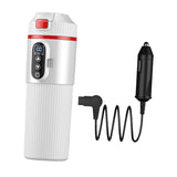 Maxbell Heating Cup Portable Heated Water Boiler for Family Cars Work Brewing Coffee White