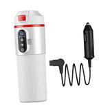 Maxbell Heating Cup Portable Heated Water Boiler for Family Cars Work Brewing Coffee White