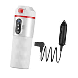 Maxbell Heating Cup Portable Heated Water Boiler for Family Cars Work Brewing Coffee White