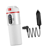 Maxbell Heating Cup Portable Heated Water Boiler for Family Cars Work Brewing Coffee White