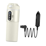 Maxbell Heating Cup Portable Heated Water Boiler for Family Cars Work Brewing Coffee Beige