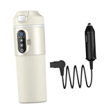 Maxbell Heating Cup Portable Heated Water Boiler for Family Cars Work Brewing Coffee Beige