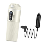 Maxbell Heating Cup Portable Heated Water Boiler for Family Cars Work Brewing Coffee Beige