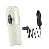 Maxbell Heating Cup Portable Heated Water Boiler for Family Cars Work Brewing Coffee Beige