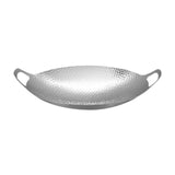 Maxbell Cookware Pan Double Ear Non Stick Seafood Troop Pot for Home Hotel Seasoning Silver