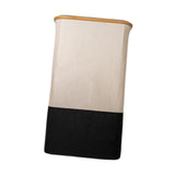 Maxbell Laundry Basket Foldable Washing Cloth Basket for Bathroom Utility Room Hotel White Black