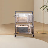 Maxbell Rolling Cart Portable Storage Trolley for Office for Bedroom Kitchen Laundry 2 Layer