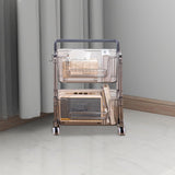 Maxbell Rolling Cart Portable Storage Trolley for Office for Bedroom Kitchen Laundry 2 Layer