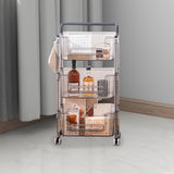 Maxbell Rolling Cart Portable Storage Trolley for Office for Bedroom Kitchen Laundry 3 Layer