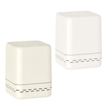 Maxbell Trash Can Household Practical Toilet Storage Bin for Office Bathroom Kitchen White