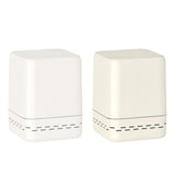 Maxbell Trash Can Household Practical Toilet Storage Bin for Office Bathroom Kitchen White