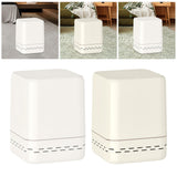 Maxbell Trash Can Household Practical Toilet Storage Bin for Office Bathroom Kitchen White