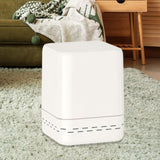 Maxbell Trash Can Household Practical Toilet Storage Bin for Office Bathroom Kitchen White