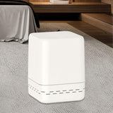 Maxbell Trash Can Household Practical Toilet Storage Bin for Office Bathroom Kitchen White