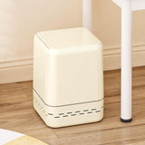 Maxbell Trash Can Household Practical Toilet Storage Bin for Office Bathroom Kitchen Beige