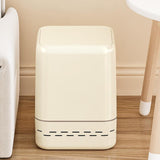 Maxbell Trash Can Household Practical Toilet Storage Bin for Office Bathroom Kitchen Beige