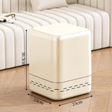 Maxbell Trash Can Household Practical Toilet Storage Bin for Office Bathroom Kitchen Beige